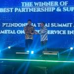 PT Metal One Steel Service Indonesia was honored with the Best Partnership and Support Award